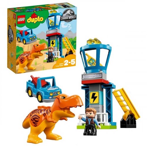Lego Конструктор  Дупло Jurassic World Башня Ти-Рекса