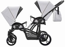 Bebetto Прогулочная коляска для двойни 42 Sport Сomfort / цвет светло-серый, рама черная					
