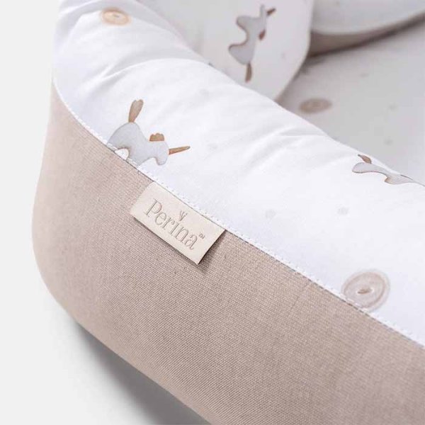 Perina Кокон-гнездышко Soft Cotton / цвет серый