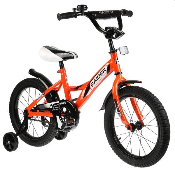 Raider 283727 Велосипед детский 16" / цвет оранжево-черный