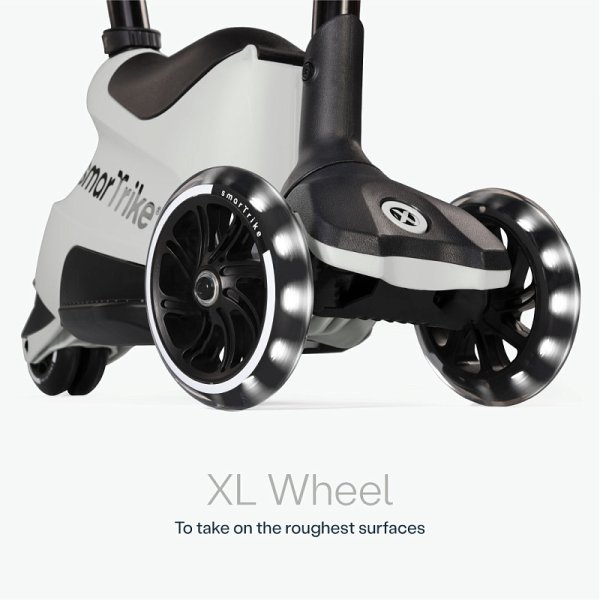 SmarTrike Самокат-трансформер 3 в 1 Xtend Scooter ride-on / цвет Cool Grey (светло-серый)