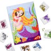 Maxi Art Мозаика Крупными Стразами Русалочка / цвет желтый, фиолетовый