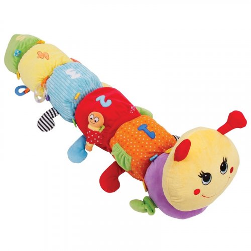 Happy Snail Развивающая мягкая игрушка "Гусеница Мари"