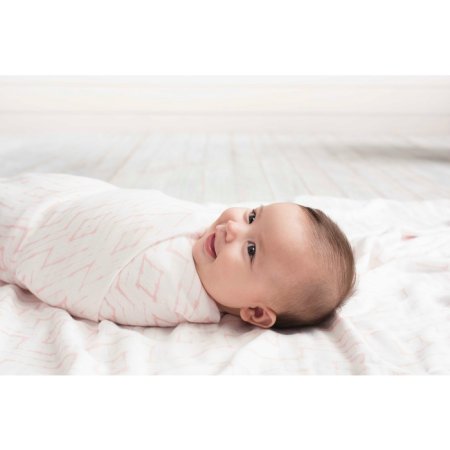 Aden&Anais Набор пеленок из бамбука Berry shibori, 3 штуки / цвет белый, розовый