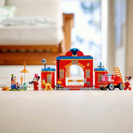 LEGO Disney Конструктор "Пожарная часть и машина Микки и его друзей", 4+