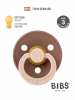 Пустышка латекс.BIBS Studio Colour - Fusion - Woodchuck/Blush, 18+ мес.