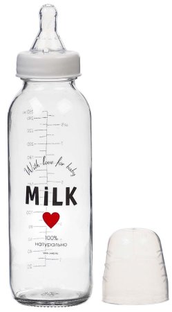 Mum&Baby Бутылочка для кормления Milk, 250 мл