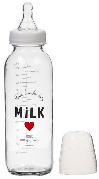 Mum&Baby Бутылочка для кормления Milk, 250 мл