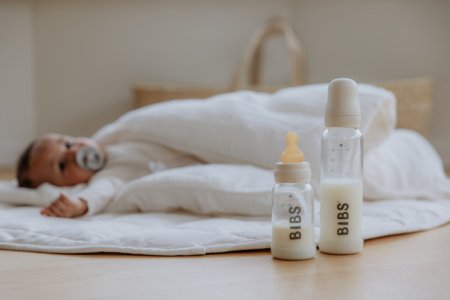 BIBS Бутылочка для кормления Baby Bottle Complete Set - Blush 110 ml