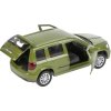 Технопарк Металлическая модель Skoda Yeti, 12 см, открывающиеся  двери, багаж, инерция / зеленый