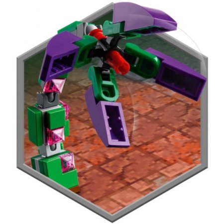 LEGO Minecraft Конструктор "Мерзость из джунглей", 489 деталей