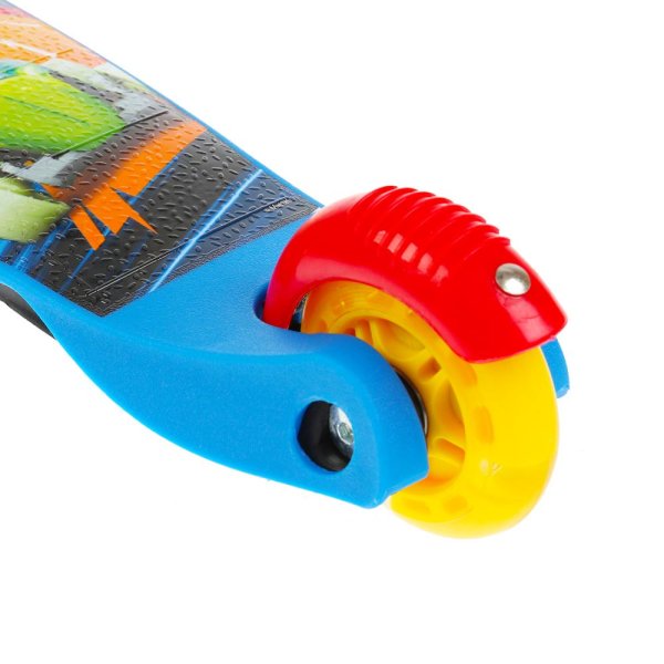 Hot wheels Самокат трехколесный 284631 / цвет красно-синий
