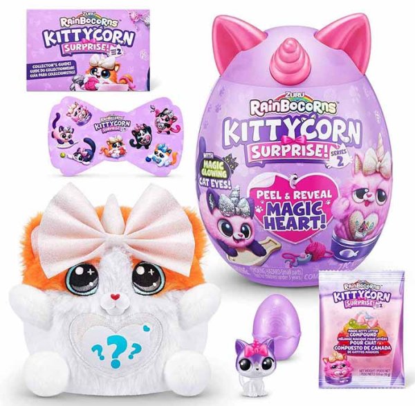 Zuru Игрушка-сюрприз в яйце Rainbocorns Kittycorn Surprise S2