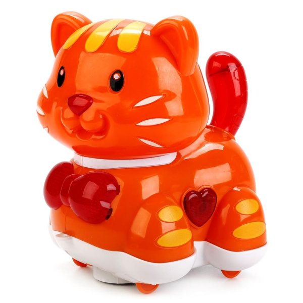 "Умка" Каталка за веревочку Кошка, с звуковыми эффектами