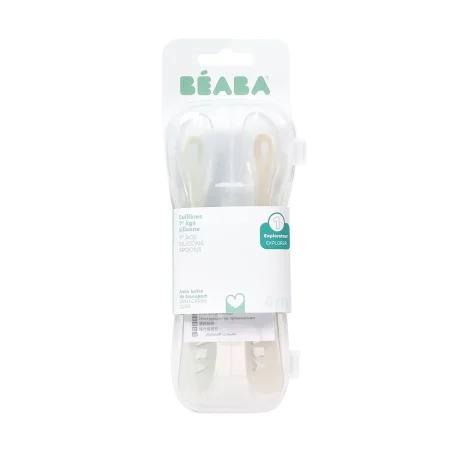 Набор из двух силиконовых ложек 4М+. с боксом для хранения. CLAY SET 2 1AGE SILIC SPOON+BOX CLA