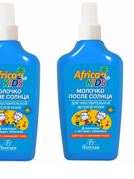 Floresan Africa Kids детское молочко п/солнца 200мл загар Ф-408 (15)