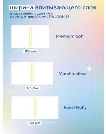 Joonies Подгузники-трусики Marshmallow, размер L (9-14 кг), 42 штуки