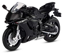 Автопанорама Мотоцикл металлический Yamaha YZF-R1 / цвет черный					