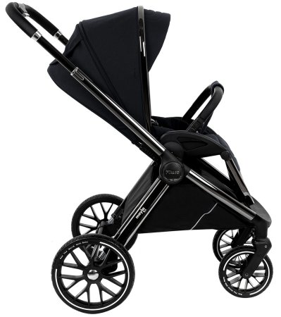 Коляска 2в1 Mayla Lux короб+прогул.  (Black)