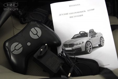 A555MP Электромобиль BMW M5 Competition (Серый глянец)