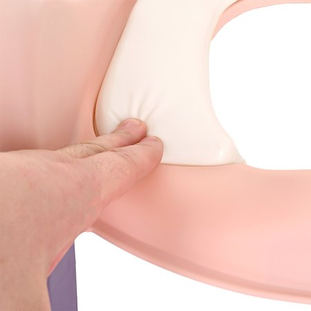 Pituso Сиденье для унитаза с лесенкой и ручками / цвет розовый