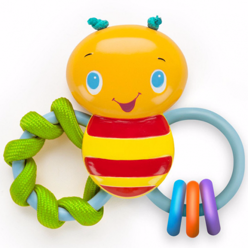 Развивающая игрушка-погремушка Пчелка