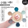 Mum&Baby Прорезыватель силиконовый Массажер / цвет серый, фиолетовый