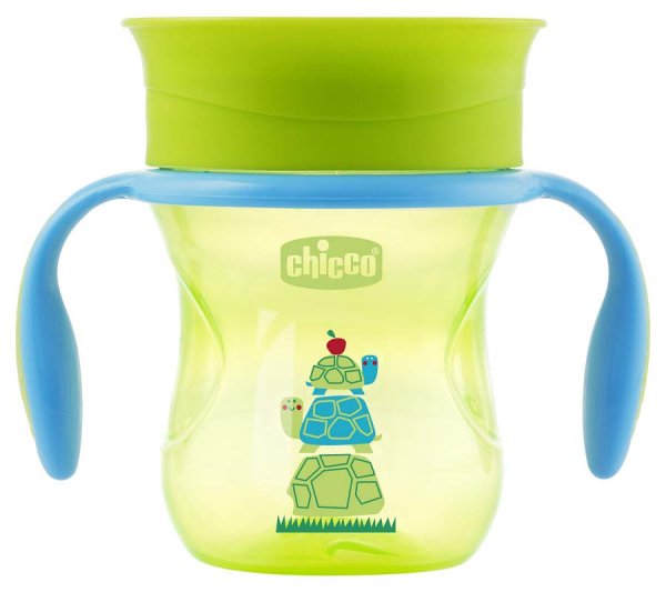 Chicco Поильник Perfect Cup, с 12 месяцев / цвет зеленый