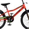 Детский велосипед City-Ride Spark, рама сталь, диск 20 сталь , крылья пластик,  цвет красный