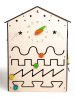 BusyPlay Бизидом Большой Домик 40х55х40см