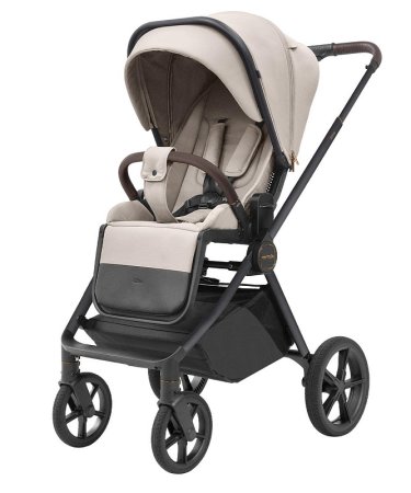 Коляска CARRELLO Ultra 2в1,Total Black рама, (Ice Grey)