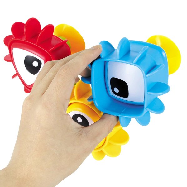 Жирафики Игрушка-сортер для купания "Глазастик", крепится на присоски