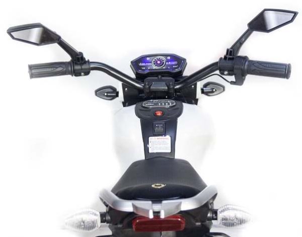 Toyland Электромобиль мотоцикл Moto Sport / цвет белый