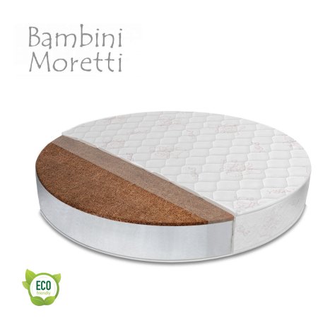 Bambini moretti  матрас "aero кокос круг lux st" / цвет белый