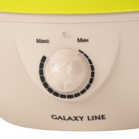 Galaxy Увлажнитель воздуха GL 8008, ультразвуковой, 35 Вт, 2.6 л, 25 м2/ жёлто-белый