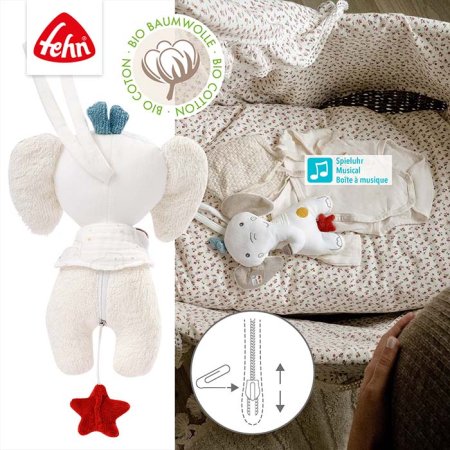 Fehn Музыкальная игрушка-подвеска Слоник