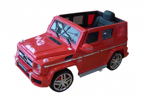 Машинка на аккумуляторе Mercedes-Benz G63 12 В / красный