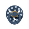 Пустышка латекс.BIBS Studio Colour - Polka - Steel Blue/Baby Blue, 6+ мес.