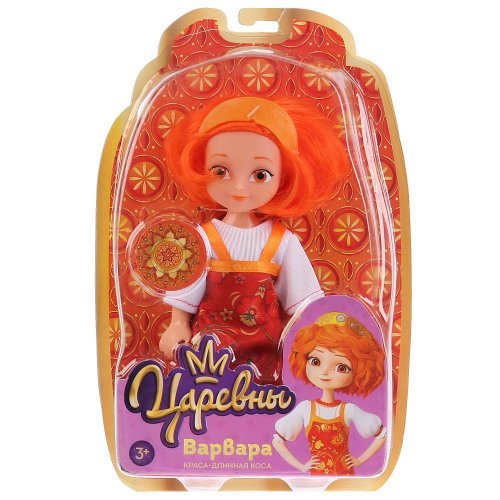 игрушка Карапуз Кукла Царевны Варвара 15 см в блистере