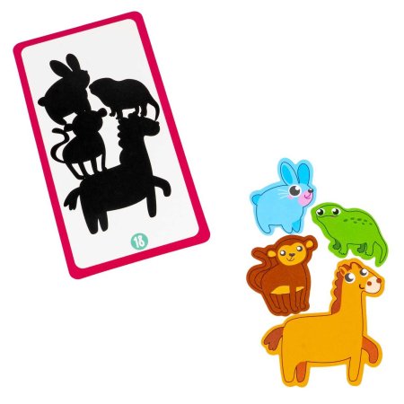  Настольная игра "УГАДАЙ ПО ТЕНИ" Играй Думай Твори Bondibon