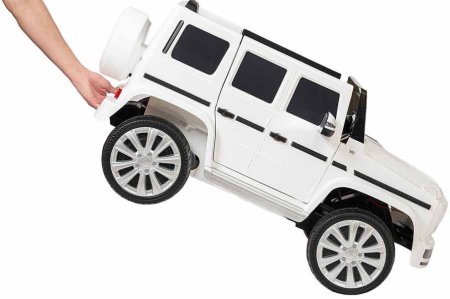 Toyland Электромобиль Джип Mercedes Benz G500 / цвет белый
