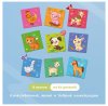 BertToys Интерактивная развивающая игрушка для детей ПазлТач "Животные фермы" говорящий пазл