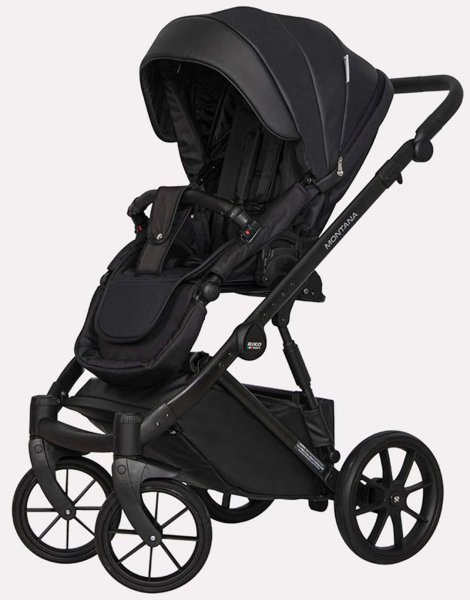 Riko Basic Коляска 2 в 1 Montana Ecco / цвет Black (черный)