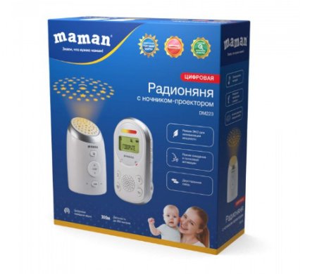 Maman Радионяня DМ223 с ночником-проектором