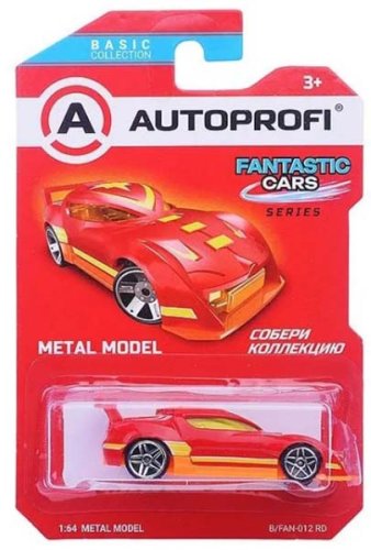 Autoprofi Машинка коллекционная 1:64 Fantastic Cars / цвет красный