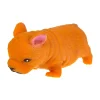 1Toy Игрушка-антистресс Крутой замес Супер Бульдог тянущийся / цвет оранжевый, серый