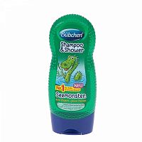 Шампунь для мытья волос и тела "Зелёный монстр" Bubchen / 230 мл