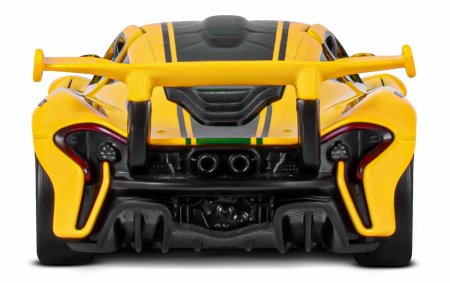 Автопанорама Машинка металлическая Mclaren P1 GTR / цвет желтый