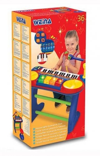 Weina  Детский синтезатор со стулом