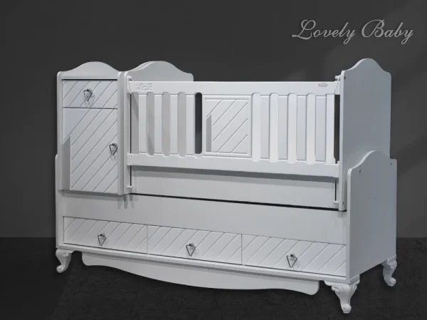 Lovely baby Кровать-трансформер Sofia / цвет белый